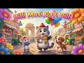 Billi Mosi Gayi Dilli 🐱 | Hindi Nursery Rhyme for Kids | Funny Cat Song | 3D Cartoon Kids Video