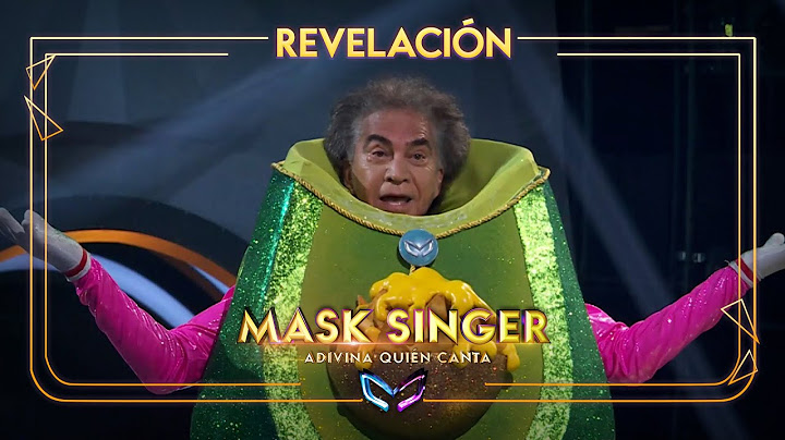 José Luis Rodríguez 'El Puma', desenmascarado como Aguacate | Mask Singer: Adivina quién canta