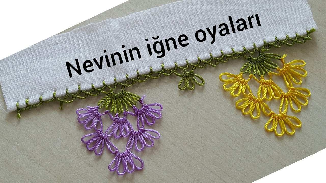 İğne oyası yapımı kolay gösterişli model