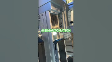 Operating slide with #festo servo drive by @simautomation #servo #drive #trending #shorts