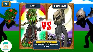 CAN THE CUSTOM LEAF GIANT BEAT FINAL BOSS TOURNAMENT? | Stick War Legacy | Stick3Apk screenshot 2
