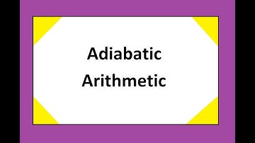 Adiabatic Arithmetic