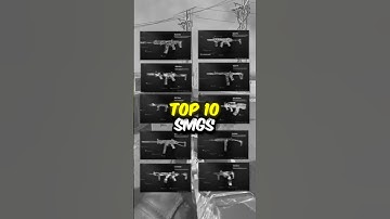 10 BROKEN META SMGs YOU NEED in Warzone