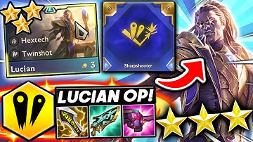 WATCH THIS LUCIAN ONE SHOTTING WHOLE TEAMS! (BROKEN) - TFT SET 6.5 Guide Teamfight Tactics 12.6B