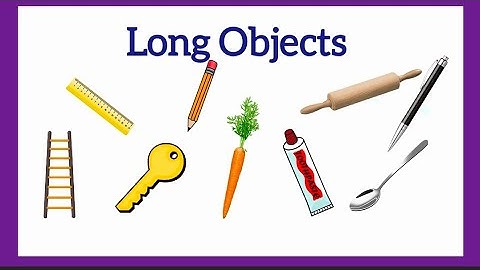 Long Objects | Long Shapes| Long Shape Item @Supereasylearningplace#longshapes #longobjects #maths