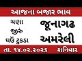 આજનાં જૂનાગઢના બજાર ભાવ | Amreli na bajar bhav | market rate today | junagadh apmc