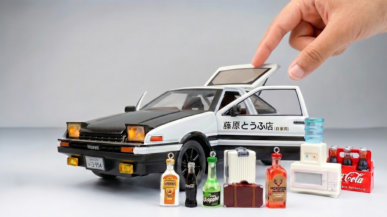 Toyota Sprinter Trueno AE86 APEX Diecast Model Car Unboxing #carlover