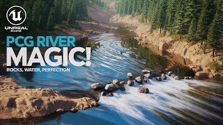 How to Create Stunning PCG Rivers with Flowing Water and Rocks in Unreal Engine 5