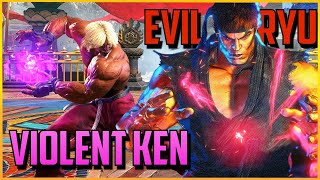 SF6 ▰ Violent Ken Vs Evil Ryu In Street Fighter 6