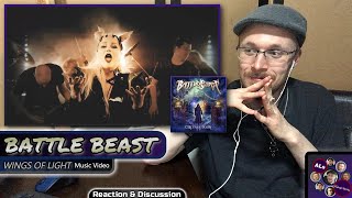 Reaction to...BATTLE BEAST: WINGS OF LIGHT (Music Video) (With ...