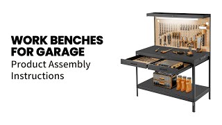 Heavy-Duty Workbench | Full Assembly Steps