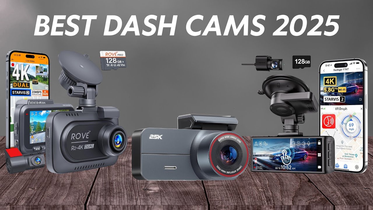 "Top 5 Best Dash Cams in 2025 (Tested & Reviewed) – 4K, Night Vision ...