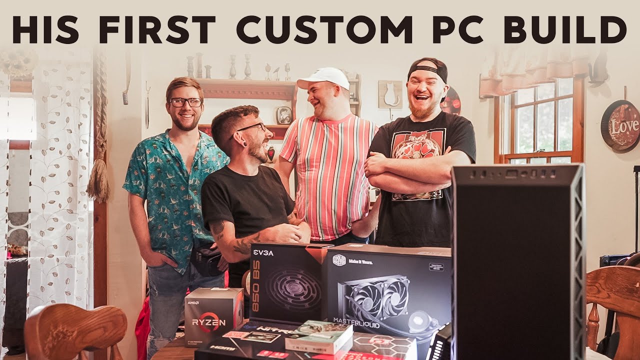 HIS FIRST CUSTOM PC BUILD - YouTube