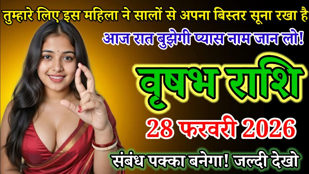 तुम्हारे लिए इस महिला ने सालों से अपना बिस्तर सुना रखा है! आज रात बुझेगी प्यास ! Vrishabh rashi 