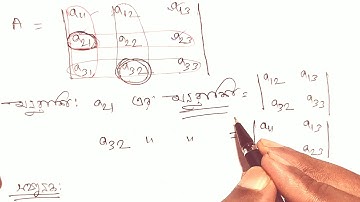 নির্ণায়কের অনুরাশি ও সহগুণক ।  Minors & Cofactors of determinant ।  Part- 02