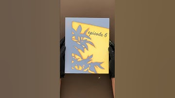 Day 6 of 30 - Golden Hour Shadow Art ✨ #diyart #acrylicpainting #silhouetteart