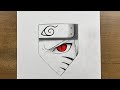 How to Draw Naruto Eye Step by Step | Easy Anime Drawing Tutorial