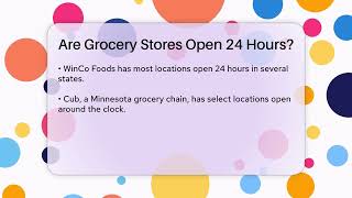 Are Grocery Stores Open 24 Hours? - Pocket Friendly Adventures