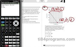 SAT2 TI84 Program SAT Math Test 1 2 1