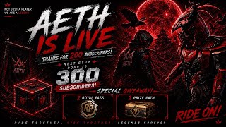 🔴 LIVE | Full Rush Gameplay ❤️ | Road to 300 Subscribers 🎯 | RP & Prize Path Giveaway at 300 Subs 🔥