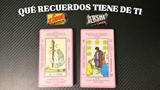 QUÉ RECUERDOS TIENE DE TI ESA PERSONA (LOS RECUERDOS JUNTOS) 💭🩷 || Tarot Interactivo Amor🌙