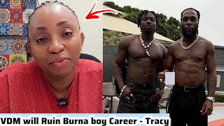 Verydarkman will Destroy Burna boy Career : Tracy Ohiri Beg Burna Mother to End the Relationship