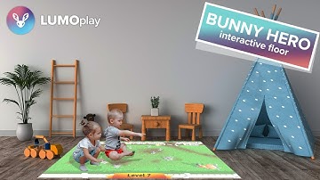 Bunny Hero | interactive display floor or wall experience from LUMOplay