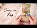 Easy Origami Paper Bag 🌿 Junk Journal Craft Idea