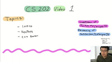CS 202 Computer Science II: Fall 2021 Video 1 Livestream