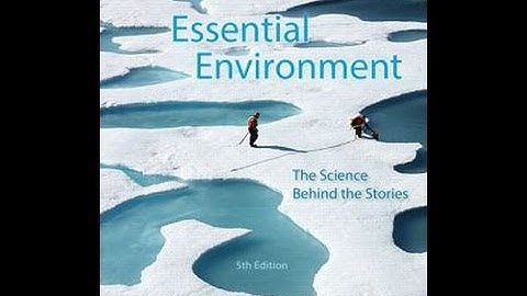 Ch. 1 Intro. To Environmental Science LECTURE VIDEO
