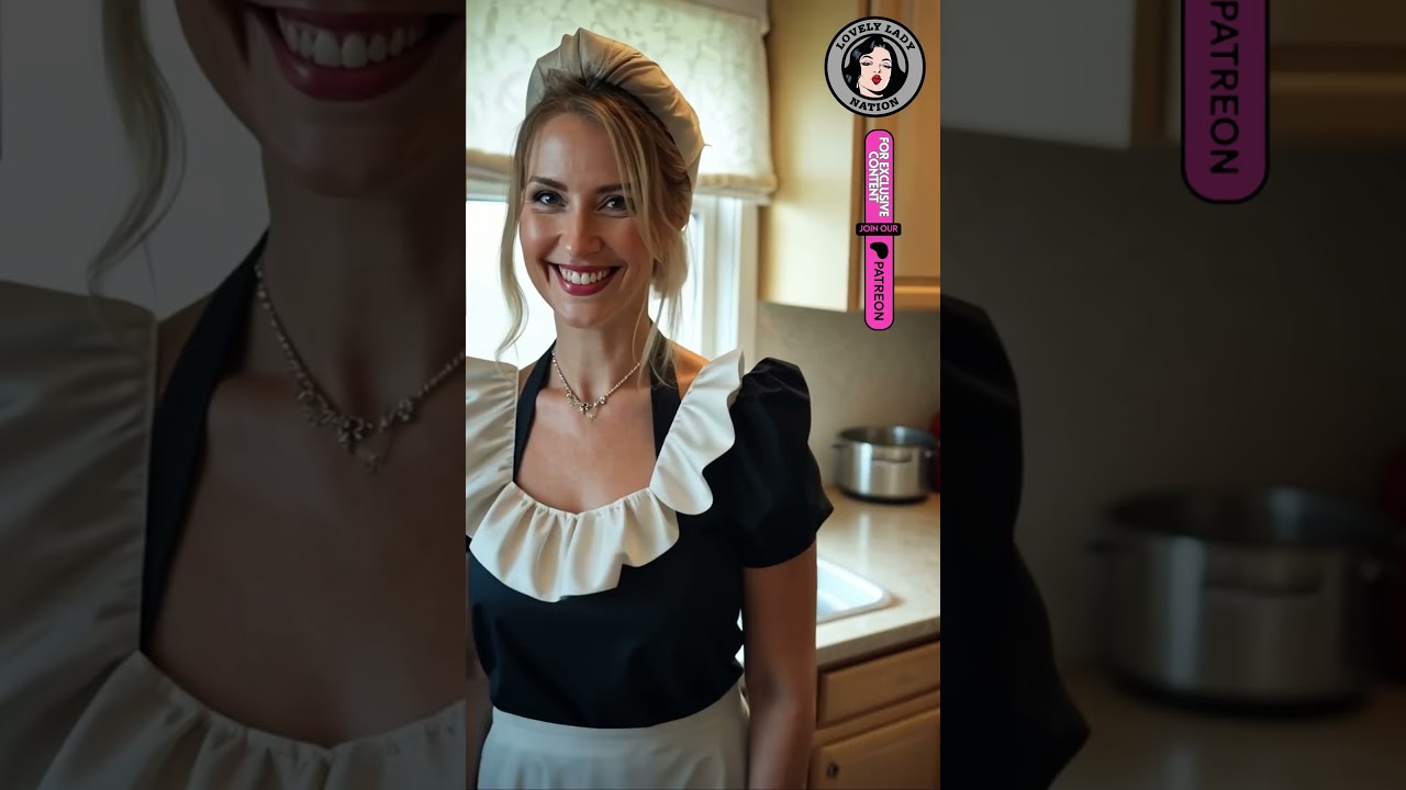 natural older women over 50 attractively dressed classy beauty - French Maid edition vol.4