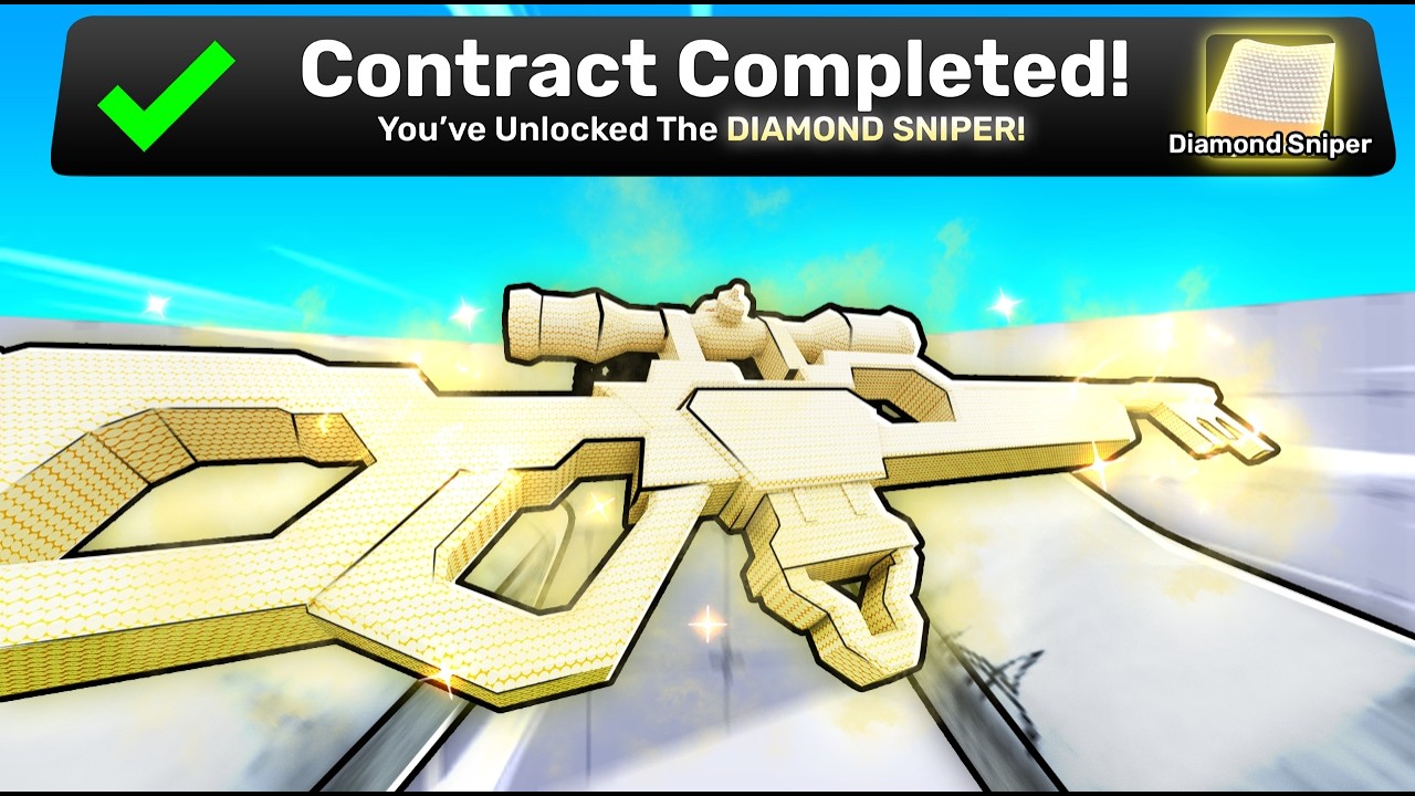Я разблокировал алмазную снайперскую винтовку в Roblox Rivals.. (0,01%)