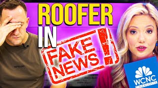 Fake News makes Roofer look bad Covering real Insurance Fraud