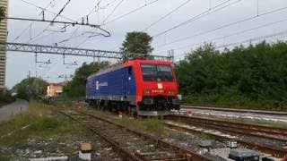 SIEMENS NORD CARGO E.474-201 IN MANOVRA A CAVATIGOZZI. (CR) 8 - 10 - 2016