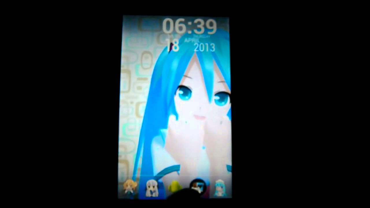 Android Theme Anime Hatsune Miku Mod Youtube