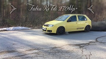ŠKODA FABIA RS TDI 270HP+ #TEST #SOUNDEXHAUST@POPCORN TDI