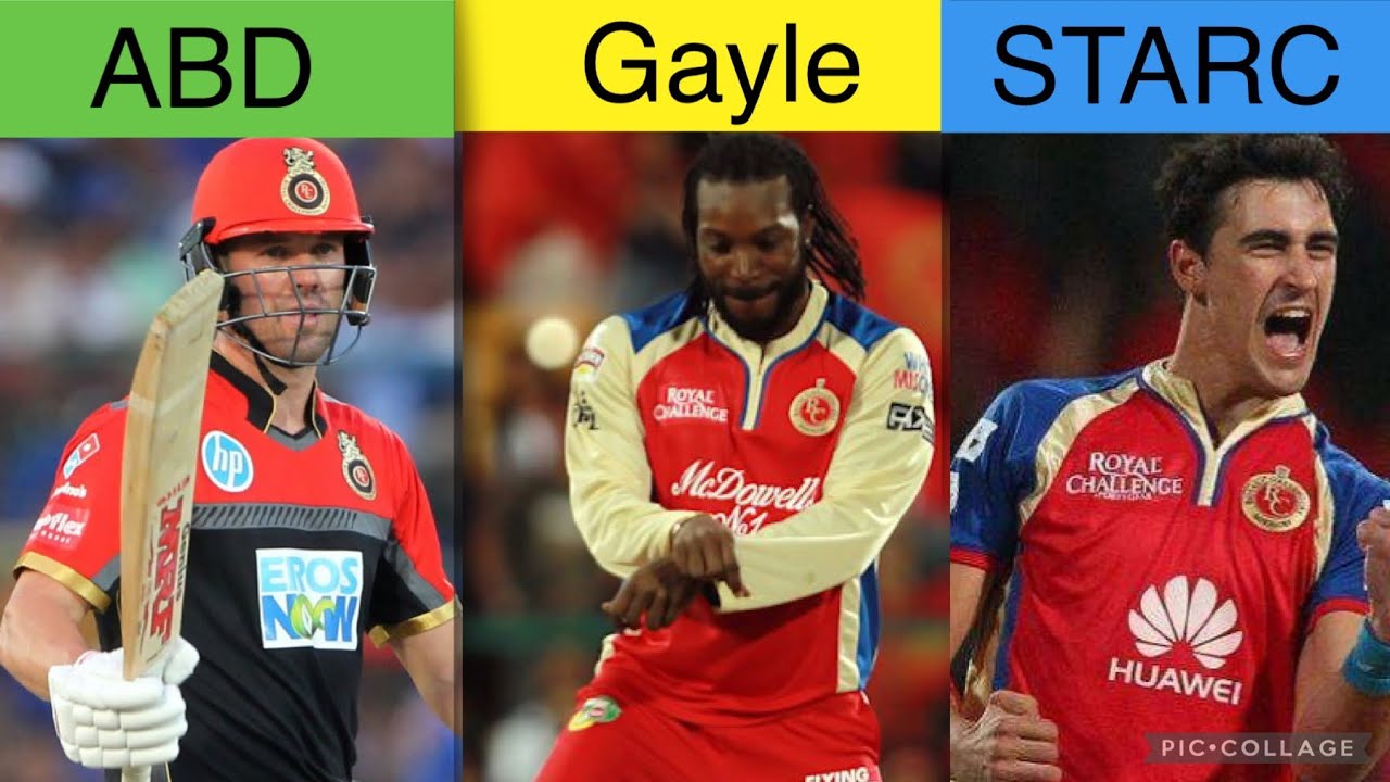 RCB All-Time OVERSEAS XI | Royal Challengers Bangalore Best XI Of FOREIGN Players |