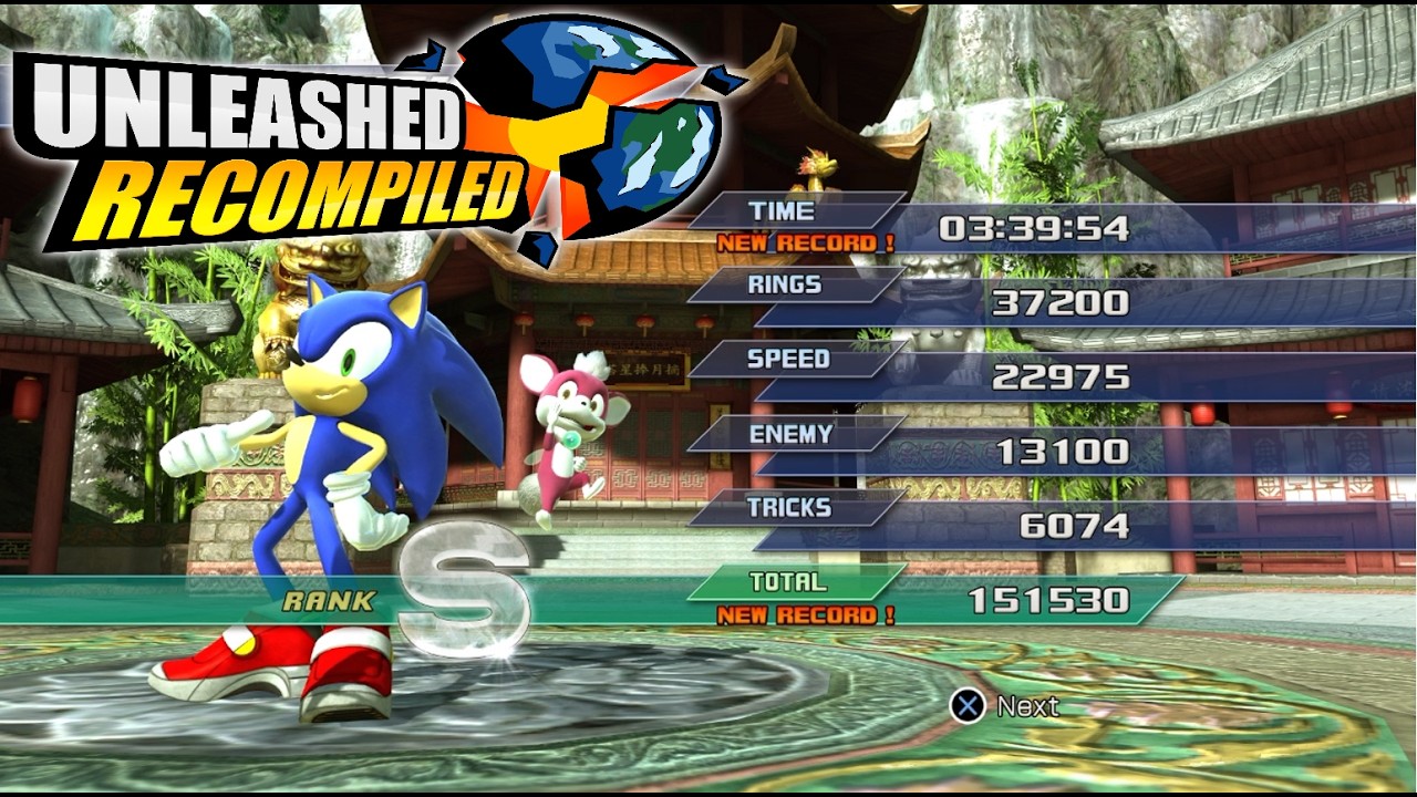 Sonic Unleashed (Unleashed Recompiled) Dragon Road Act 1