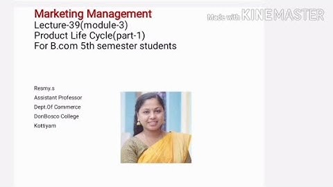 MARKETING MANAGEMENT LECTURE-39(MODULE-3) PRODUCT LIFE CYCLE(PART-1)B.COM 5TH SEMESTER STUDENTS