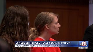 Lynlee Renick sentenced to 16 years for husband's killing