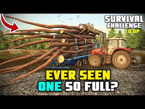 Ever Seen One So Full | Survival Challenge Co-Op | Fs22 - Episode 21