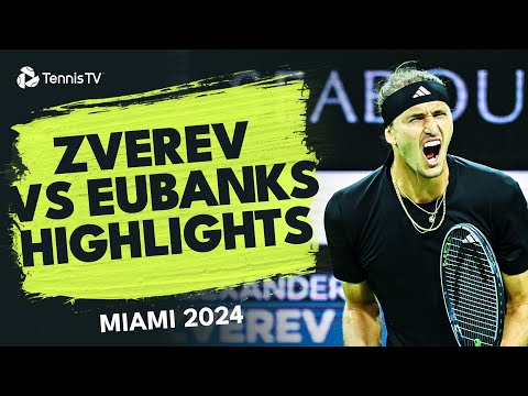 Alexander Zverev vs Christopher Eubanks Highlights | Miami 2024