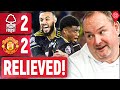 GRIT AND DETERMINATION! | Andy Tate REACTS! | Nottingham Forest 2-2 Man United
