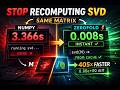 I Made SVD 400 Faster No Tricks Same Matrix Zerofold Demo I Made SVD 400 Faster No Tricks Same Matrix Zerofold Demo