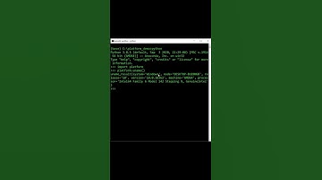 [Python] How to Identify OS and Platform in Python Short Video