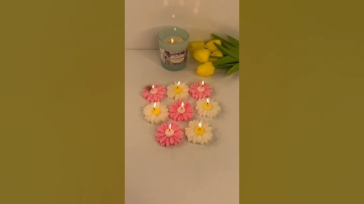 Aesthetic candles #meesho #aesthetic #candle #unboxing #youtubeshorts #shorts #asmr #flowers