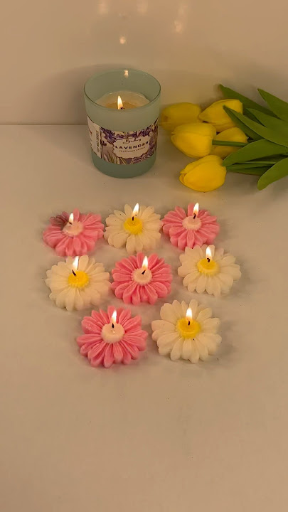 Aesthetic candles #meesho #aesthetic #candle #unboxing #youtubeshorts #shorts #asmr #flowers