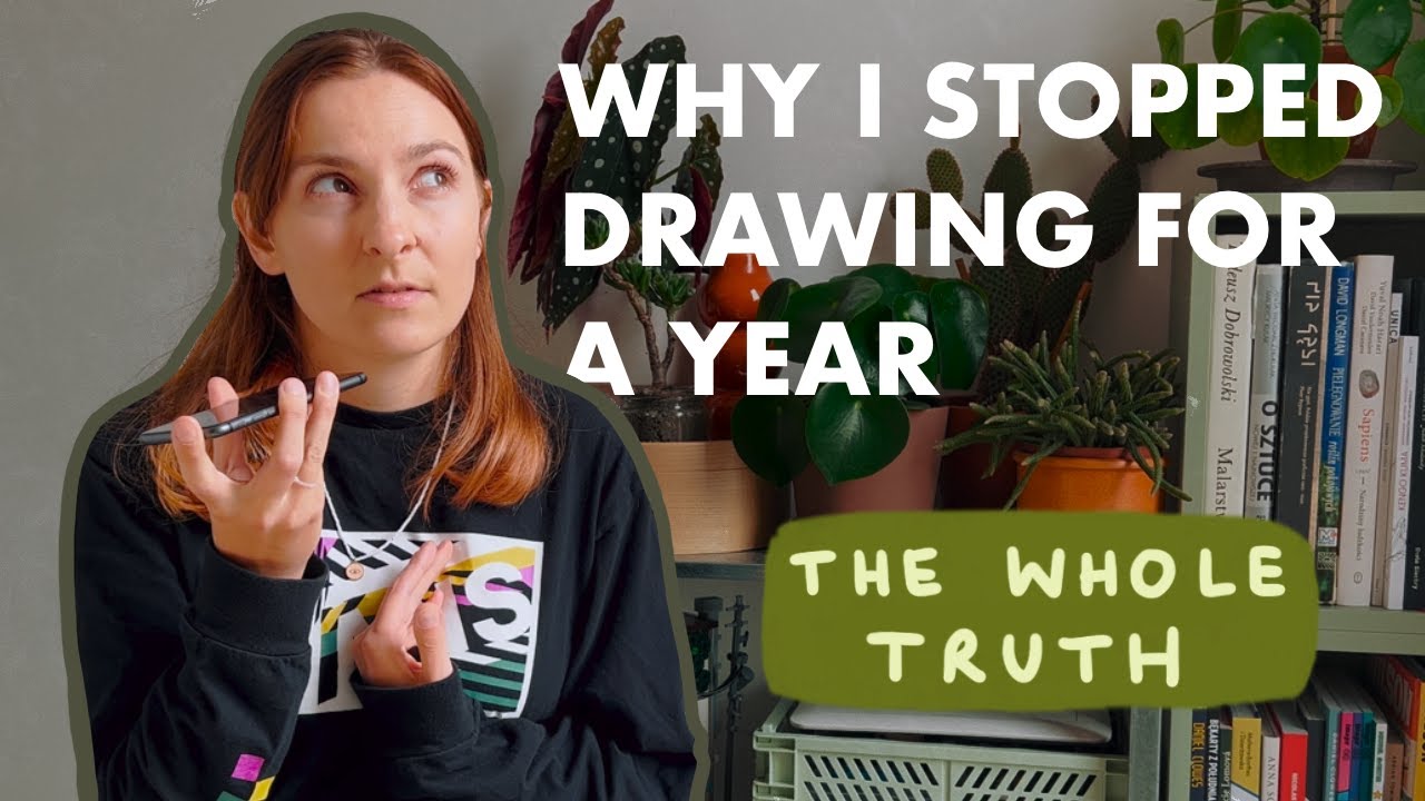 Why I stopped drawing for a year ARTvlog [ENG sub] - YouTube