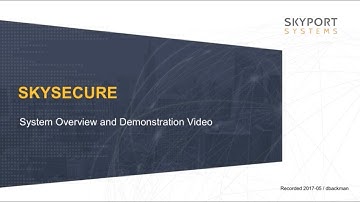 Skyport SkySecure Product Tour