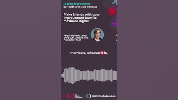 Make friends with your improvement team to maximise digital